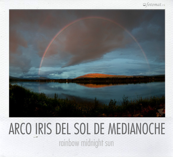 ARCO IRIS DEL SOL DE MEDIANOCHE