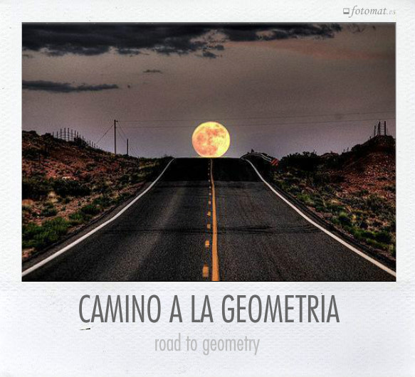 CAMINO A LA GEOMETRÍA