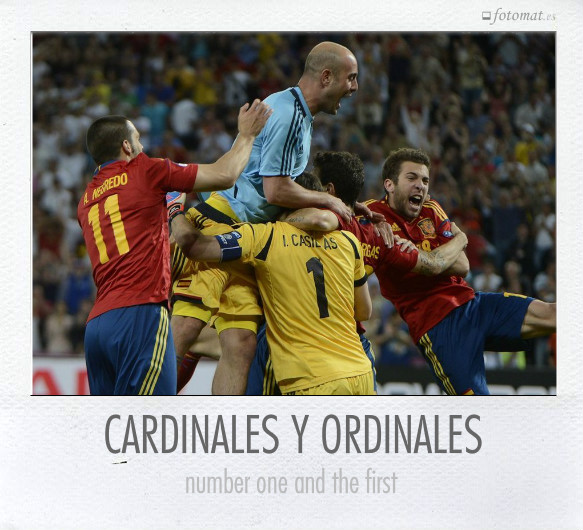 CARDINALES Y ORDINALES