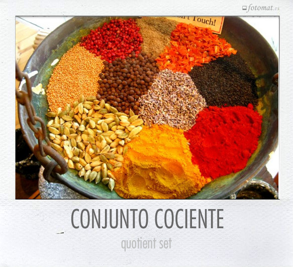 CONJUNTO COCIENTE