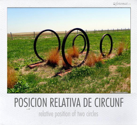 POSICION RELATIVA DE CIRCUNF