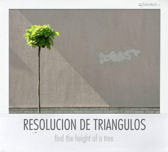 RESOLUCIÓN DE TRIÁNGULOS