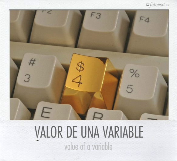 VALOR DE UNA VARIABLE