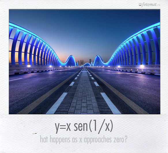 y=x sen(1/x)